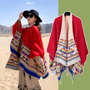 MIND BOY | Ethnic Style Travel Wear Shawl Cloak