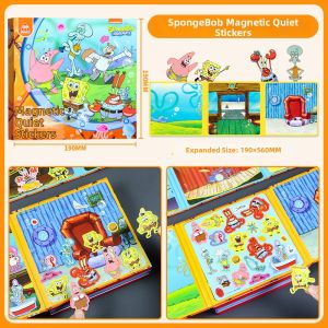 XIAOSHUGUOGUO | Quiet Educational Magnetic Stickers Book Children
