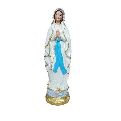 Virgin Mary Resin Statue Religion Jesus Religious Statue Souvenir Interior Decoration Gift