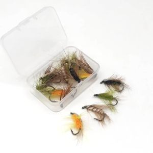 12Pcs Attractor Worm Bugger Flies 4 Colors for Fly Fishing Outdoor Trout Artificial Lure Fishing Gear