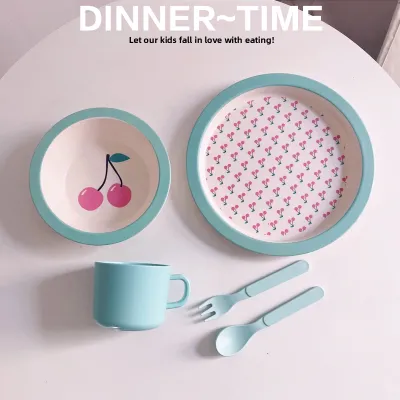 JUZIJIADEKEER | Cartoon Car Design Baby Tableware Set Eco-Friendly