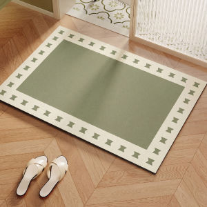 Retro Moisture-Absorbent Bathroom Doormat