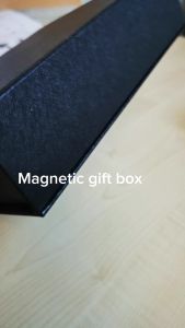 Magnetic Gift Box Flip Open Hardboard Storage Box for Watch Gift Jewellery - Ready Made / Custom Packaging Box (Black/White/Red/Blue)