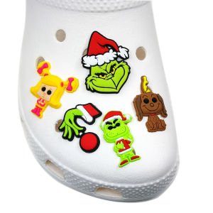 Phụ Kiện Trang Trí Giày Lỗ PVC Dễ Thương Hoạt Hình DIY Có Thể Tháo Rời Cho Giày Lười Thường Ngày Và Giày Cao Gót