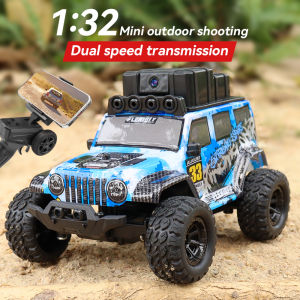 1:32 Mini RC Car With Camera 20Km/h Remote Control Off-Road High Speed Racing Drift Children Electric Toy Crawler for Kids Gift