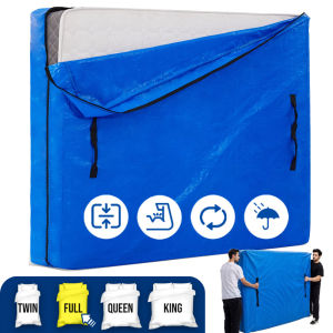 PE Mattress Bags for Moving and Storage Heavy Duty Moving Supplies Mattress Cover Storage Cover Essentials Packing Protector
