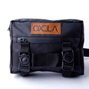 OXCLA Waist Bag Pria Waterproof - Black