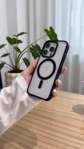 Purple Flowers Shockproof Magnetic Charging Phone Case For IPhone 18 17 16 15 14 13 12 11 Pro Max Plus Air Mini 17e 16e Cover