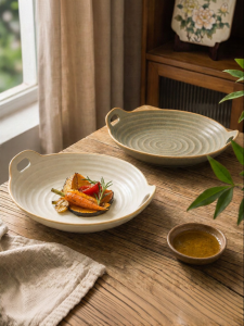 MODERN SWEETHOME | Đĩa Sứ Men Màu Dưới Glaze