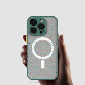 Zhi Kan Nu Magnetic Skin Feel Frosted Phone Case for Apple 17 Splatter Ink Design Full Cover Protection Compatible with iPhone 14 13 pro Max 15 12 Mini XS Max 8P