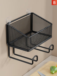 Non-Drilling Wall-Mounted Ginger Garlic Storage Organizer