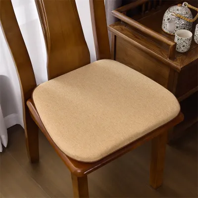 Thickened Solid Wood Dining Chair Pads Chinese Style Embroidery Non-Slip Chair Cushions Detachable And Washable Seat Pads
