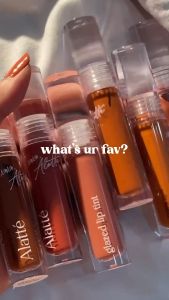 Alatte Glazed Liptint Glossy Shade Moonshine Long Lasting Mint Sensation BPOM