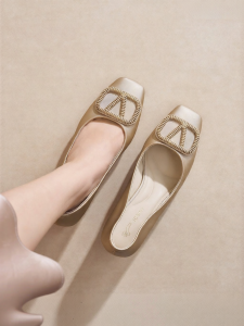 Josiny | French Style Coarse Heel Summer Wedding Banquet Commuting Shoes