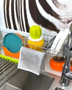 CHILDRENANDFASHION-- 6pcs Kitchen Non-stick Oil Dish Clean Towel Washing Rags / Household Cleaning Accessories
