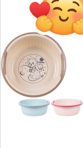 Chậu Thau Viền Việt Nhật 2330/1/2/3/4 Dùng Tắm Rửa Lau Nhà Giặt Đồ - TADAHOME