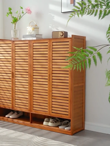 ตู้รองเท้า ตู้รองเท้าไม้ ทนทานและแข็งแรง มีขนาดใหญ่เพื่อให้สามารถเก็บรองเท้าได้มากมาย
