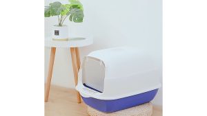 ห้องน้ำกระบะทรายแมว สวยงามและสดใส กระบะทรายแมวพกพา กระบะทรายแมวขนาดใหญ่ แถมพลั่วตักทรายแมวและถุงดับกลิ่น