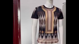 2025 Modern Barong Ethnic Style Retro Asean Attire Barong Mens T-shirt Round Neck Barong Short-sleeved T-shirt for Men and Women 3D Print Traditional Ethnic Clothes Loose Breathable Large Size Top