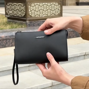 Clutch Pria Mewah Tas Tangan Kulit PU Premium Import Pocket Handbag Elegan