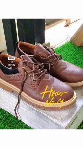 Sogo fashion รองเท้าหนังกลับ รองเท้าผู้ชาย No.7810