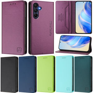 Luxury Casing For Samsung Galaxy A56 5G A26 A36 A16 5G A55 A35 A15 A25 5G A54 A34 A14 A24 5G A14 4G Retro Book Wallet Card Soft Leather Flip Magnetic Stand Protect Cover Case