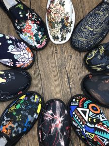 Beijing Style Canvas Shoes Mens Spring Autumn Fashion One-Step Driving Lazy Peoples Shoes Youth Low Help Cloth Shoes