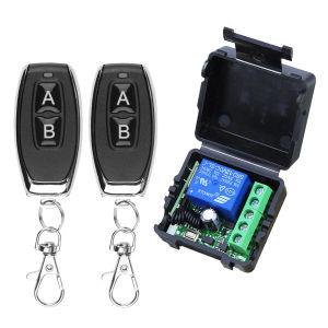 DC 12V 10A Relay Receiver Mini Module 433 Mhz Universal Gate Remote Control Switch Remote Control for Gate LED Garage Door