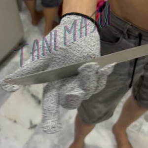 Perlindungan sarung tangan Anti-Scaratch dapur scratch glass cutting perlindungan keselamatan taman (C015)