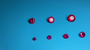 Đá cubic zirconia cao cấp màu ruby đá trang sứcđá nailđá sang tạo nghệ thuậtlàm đồ handmade loại  4.0 mm -> 10.0 mm