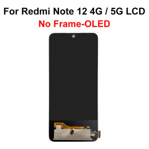 6.67 OLED Display For Xiaomi Redmi Note 12 4G 23021RAAEG LCD Touch Screen For Redmi Note12 5G 22111317I LCD Screen Replace TFT