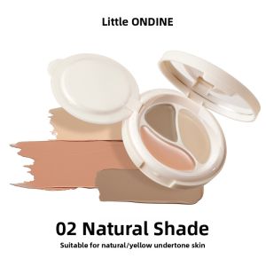LITTLE ONDINE | Dark Circle Concealing Brightening 3-Color Concealer Compact