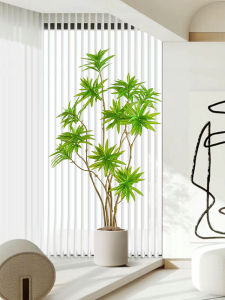 High-end Faux Lily Bamboo Decorative Plant