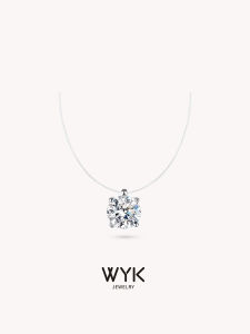 WYK | 925 Silver Mermaid Tears Necklace With Moissanite