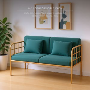 โซฟาทรงยาวแบบทันสมัย สีสันหลากหลาย นั่งสบาย โซฟา ปรับ นอนได้ หนัง แท้ วินเทจ cushion sofa เบด เบต นอน หนา ทูอินวัน sofas indoor