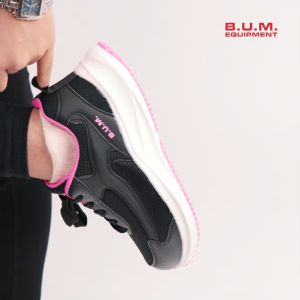 BUM Equipment Womens Sport Shoes BE99313 / BE99314 (Black / Pink) Bodybuilding Shoes Nunn Bush Sneakers - Lazada