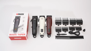 WMARK Professional Hair Cutting Machine Digital Display Hair Trimmer Precision Hair Cutting Machine for Salon Hairdressing