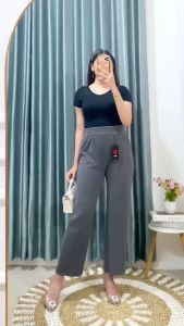 Celana Kulot Wanita Rib Knit: Desain & Keuntungannya