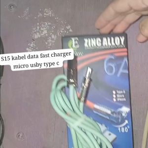 S15 Kabel Data USB Type C 120W: Charger Travel Super Fast Charging