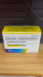 Calbornate Plus D 600 mg/400 IU — 100 Tablets