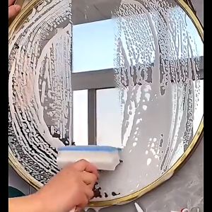 Double Sided Household Glass Scraper Tile Bathroom Cleaner Brush For Window Wiper Scraper For Mirror Cleaning