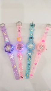 Jam Tangan Anak-Anak Digital Musik Melody & Lampu Karakter Sanrio 442