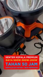 Senter Kepala Super Terang PROBEST P500AL & Senter Led Jumbo 500 Watt