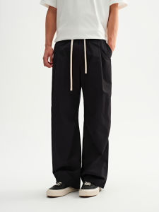 CHINISM | Lightweight Wide Leg Work Pants Men Loose Trousers