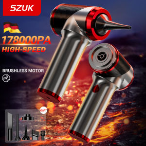 SZUK New 178000Pa Mini Car Vacuum Cleaner Wireless Handheld Cleaner Cleaning Machine Strong Powerful Portable Vacuum Cleaner Car