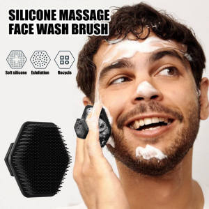 🔥Baby Shampoo Brush Gentle Silicone Face Wash Brush Exfoliating Cleansing Brush LovelylifeFu👍