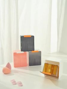 White Wall Mounted Flip Storage Box Dust-proof Sealing Container Makeup Cosmetic Sanitary Napkin Organizer