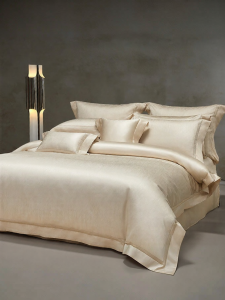 Mercury | Thick Weave Jacquard High-End Italian Damask Bed Sheet Set