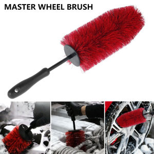 Car Wheel Brush Tire Cleaning Brush Rim Scrubber Soft Alloy Cleaner for Vehicle Tire Car Chassis Engine Washing Acce Clean Tool