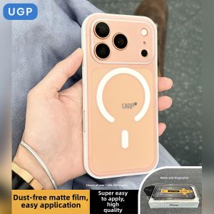UGP | Sleek Matt Ultra-thin Phone Case with Magnetic Feature Half Transparent Full Camera Protection Luxurious Simple